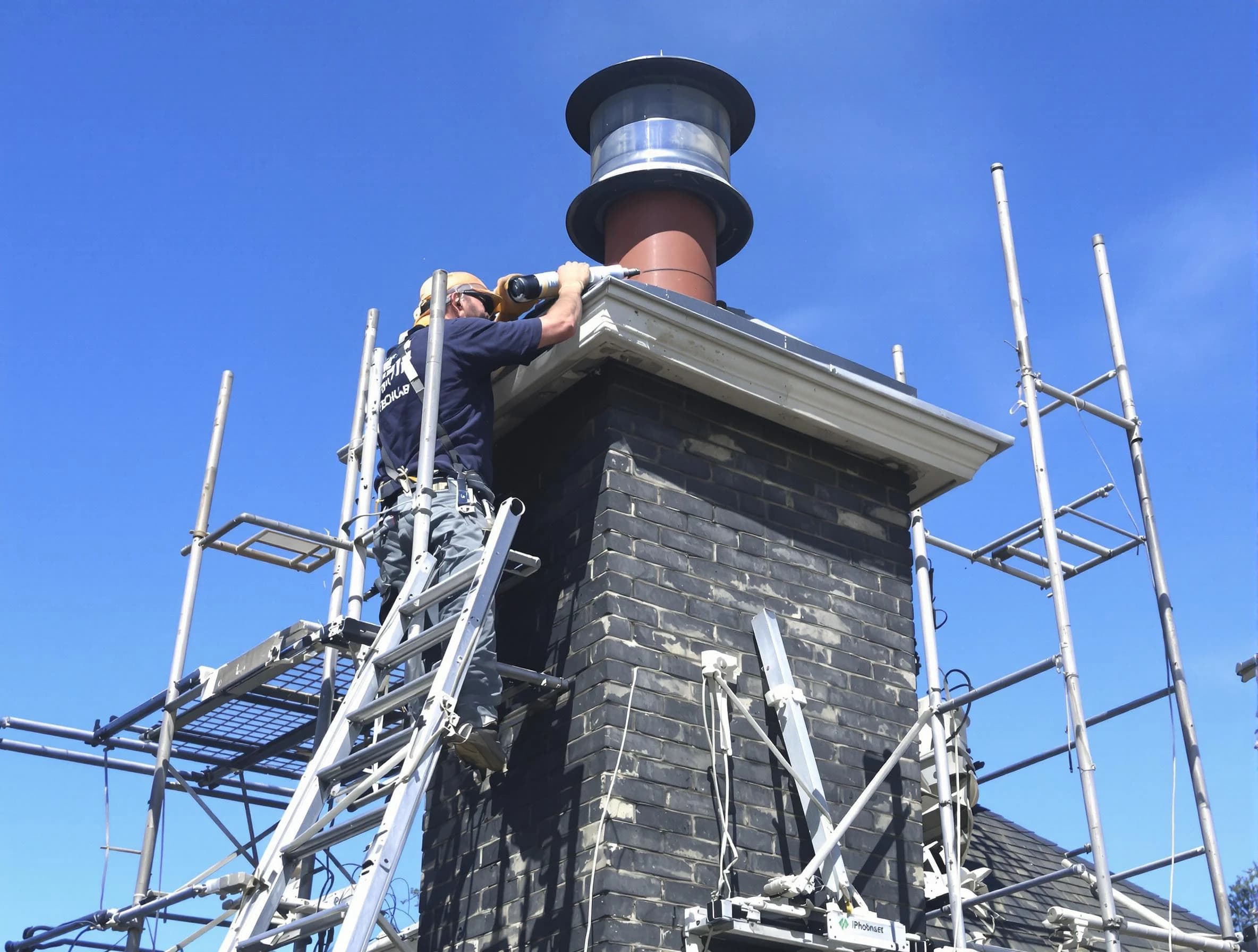 Sturdy chimney crown finished by Arvada Chimney Sweep in Arvada, CO