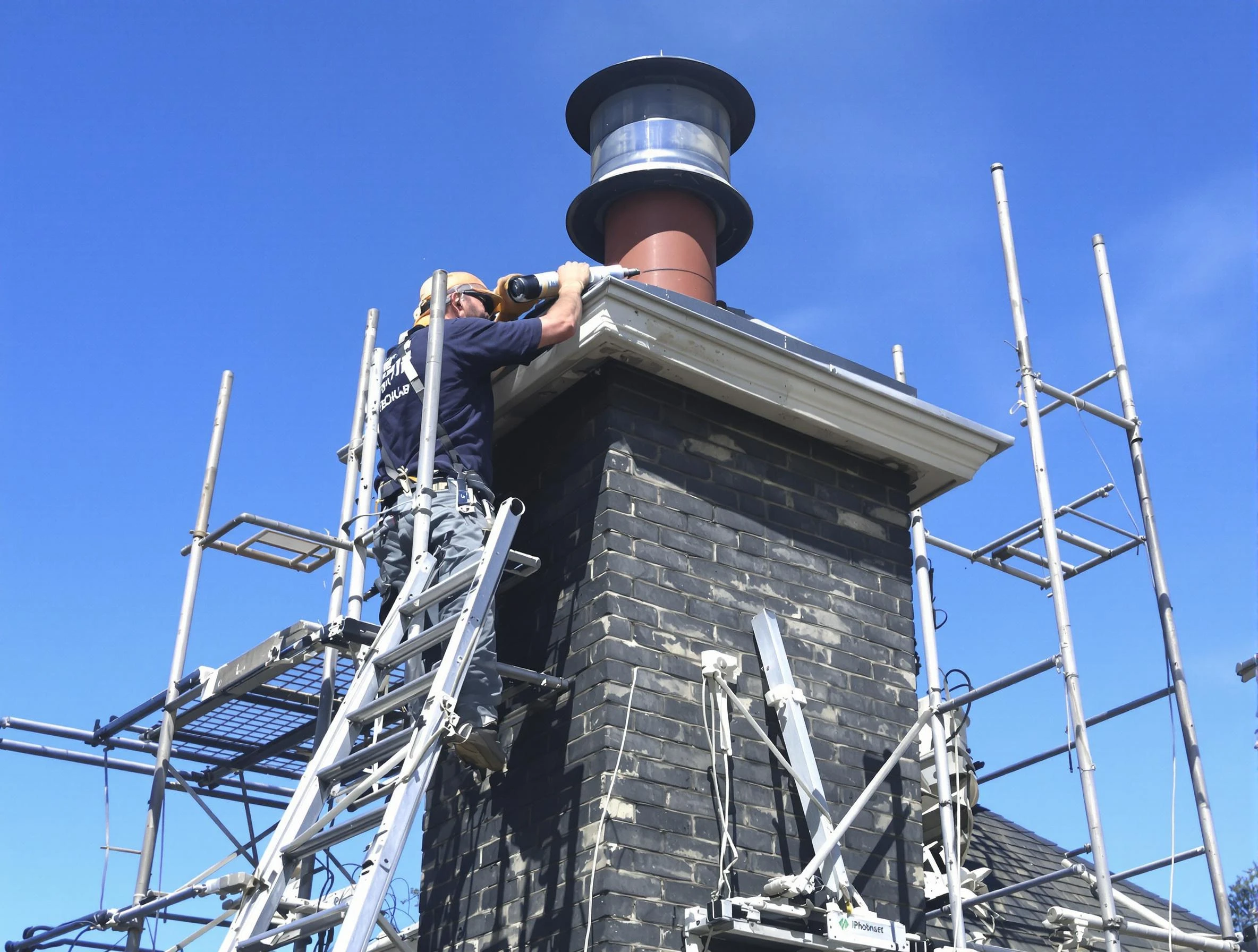 Sturdy chimney crown finished by Arvada Chimney Sweep in Arvada, CO