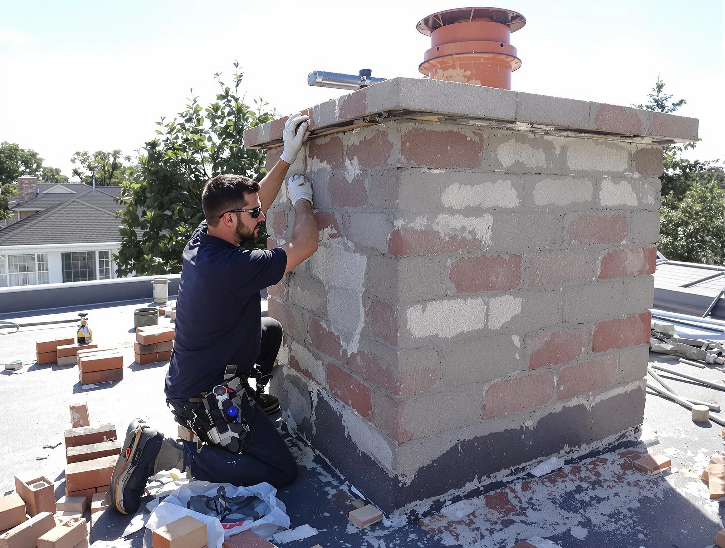 Advanced chimney repair process by Arvada Chimney Sweep in Arvada, CO